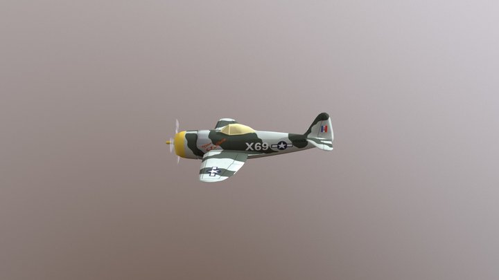 P-47 THUNDERBOLT 3D Model