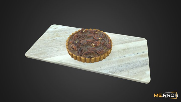 [Game-Ready] Pecan Pie 3D Model