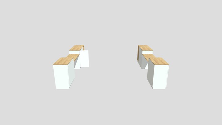 AMENAGEMENT MAISON ARGENTEUIL-N5-bureau Chambre 3D Model