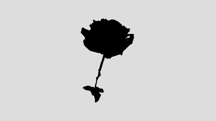 Yellow Rose 3D Model