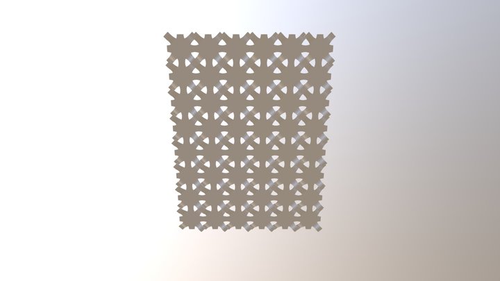 Interweaven pattern 3D Model