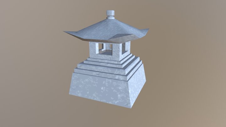 Farolillo japonés 3D Model