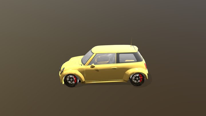 Mini cooper finished product 3D Model
