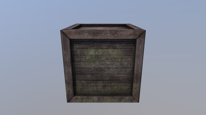 Crate 3D Model