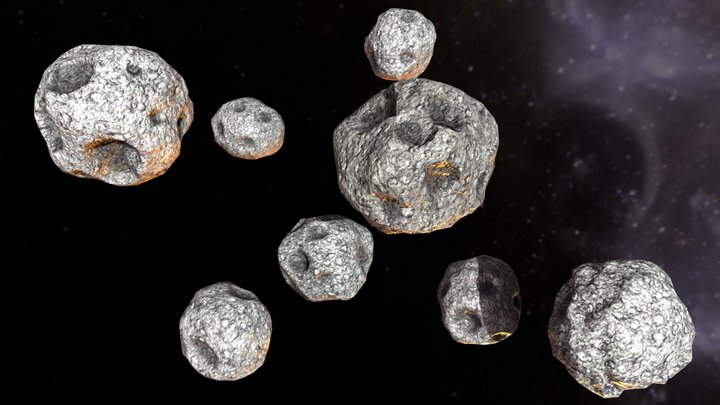 Asteroids 3D Model