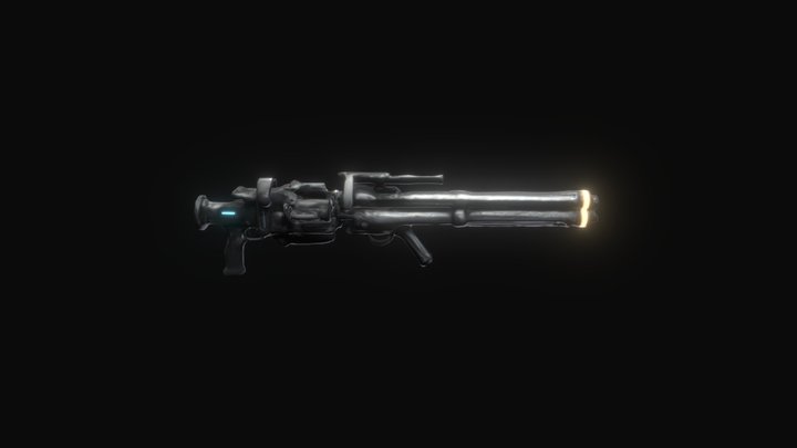 MiniGun 3D Model