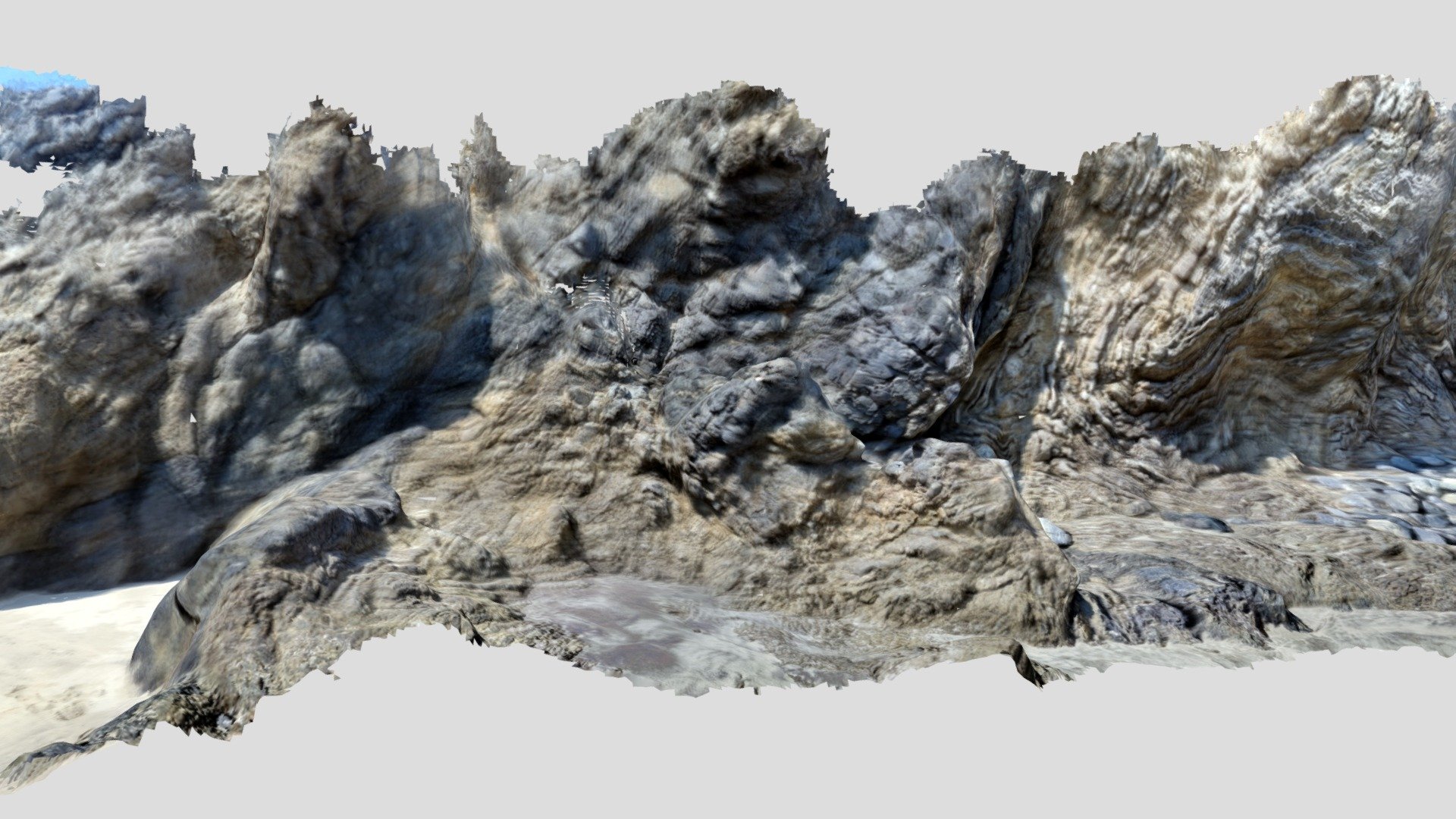 Selena Cruz Coastal Rocks — Sketchfab embed 3D viewer