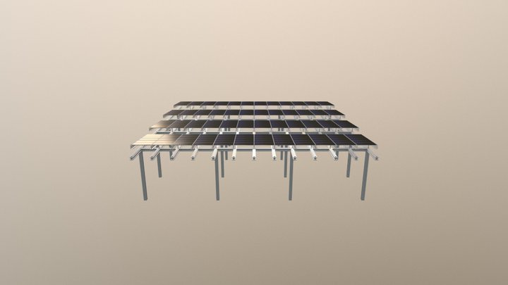 Covered Parking 3D Model