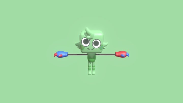 Bushy Buddy - Fanmade Goob Skin 3D Model