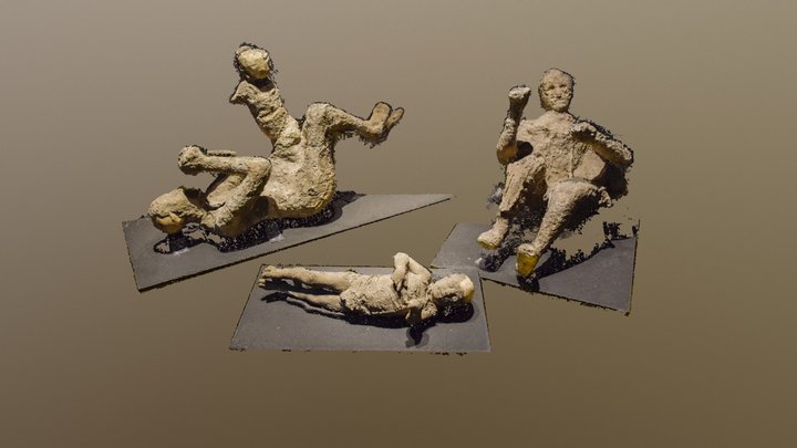 Pompeii Petrified People – Free 3D Model STL