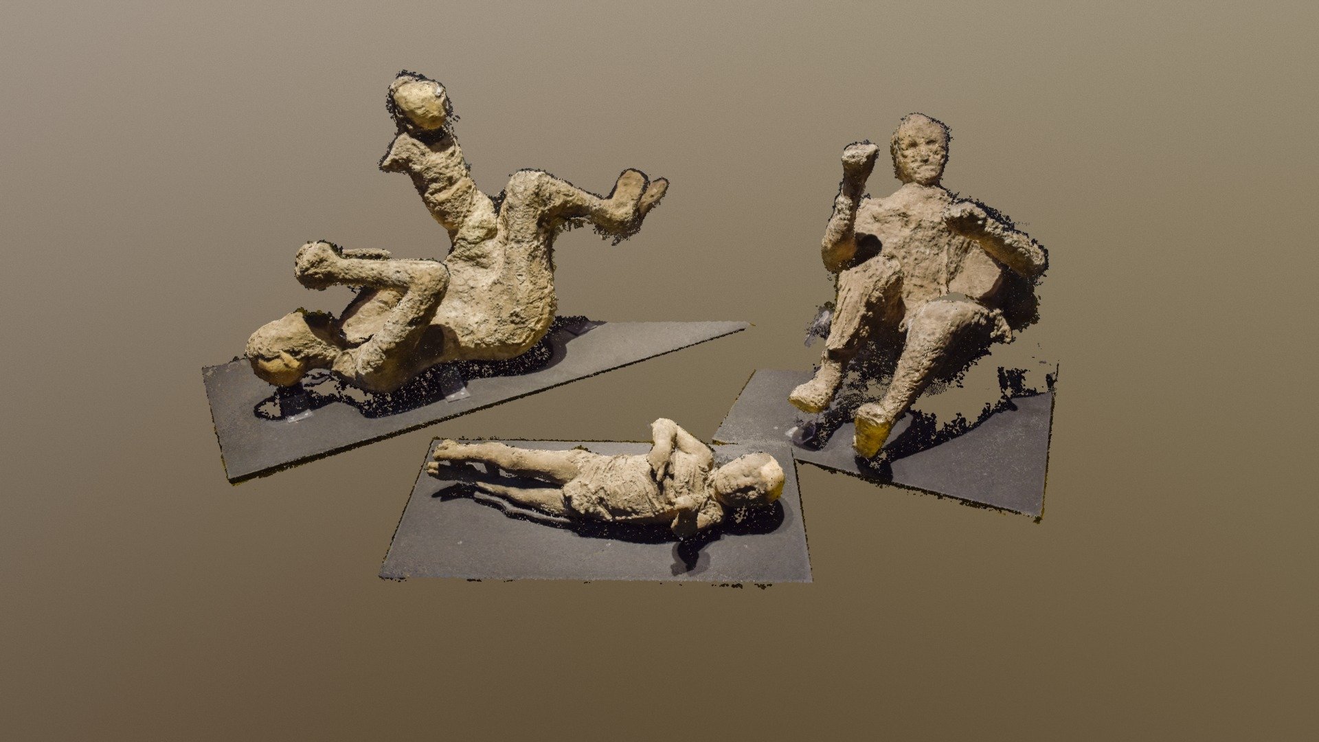 Pompeii Petrified People