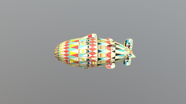 Zeppelin 3D Model