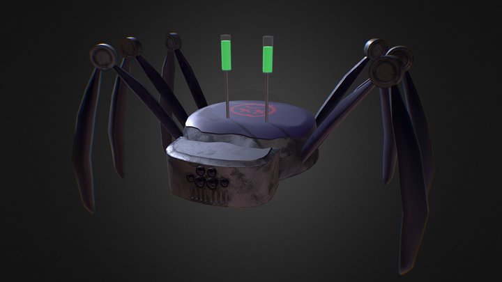 Spider bot with poison injection mechanism