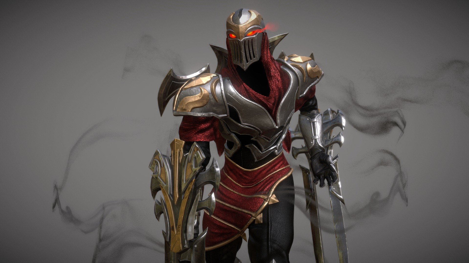 Zed fanart - 3D model by tuananhrobert [b27c2ba] - Sketchfab