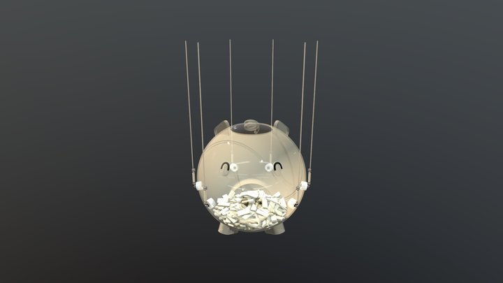 SquidBank Model 3D Model