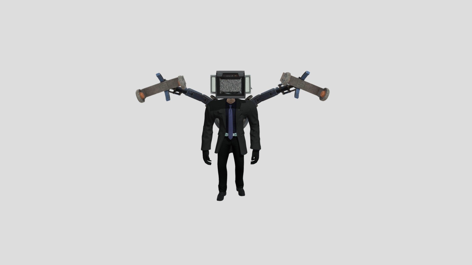 Large Tv Man 3.0 Port - Download Free 3D model by Source HL2 Exporter ...