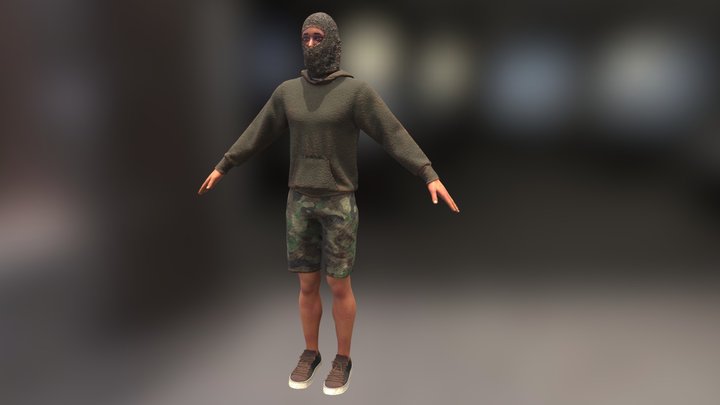 Dirty Criminal 3D Model