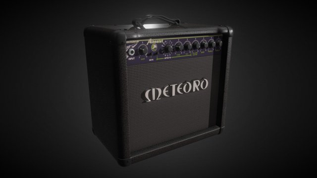 Guitar Amplifier 3D Model