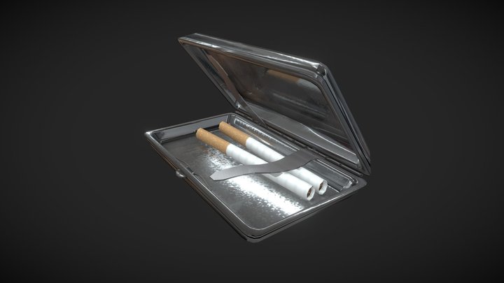 Cigarette case 3D Model