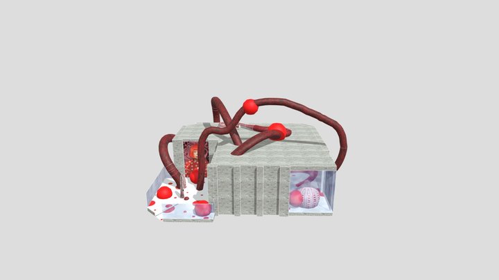 Exposición Yayoi Kusama 3D Model
