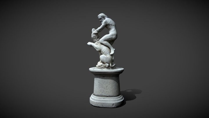 Hércules y el León de Nemea 3D Model