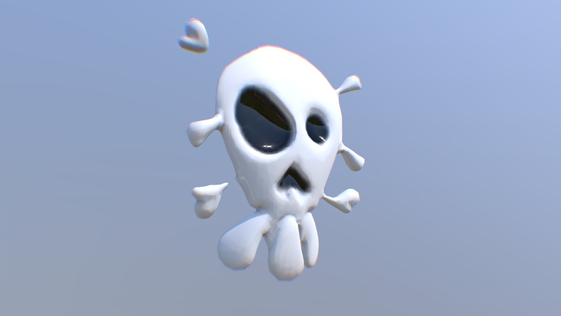 toon skull (low poly)
