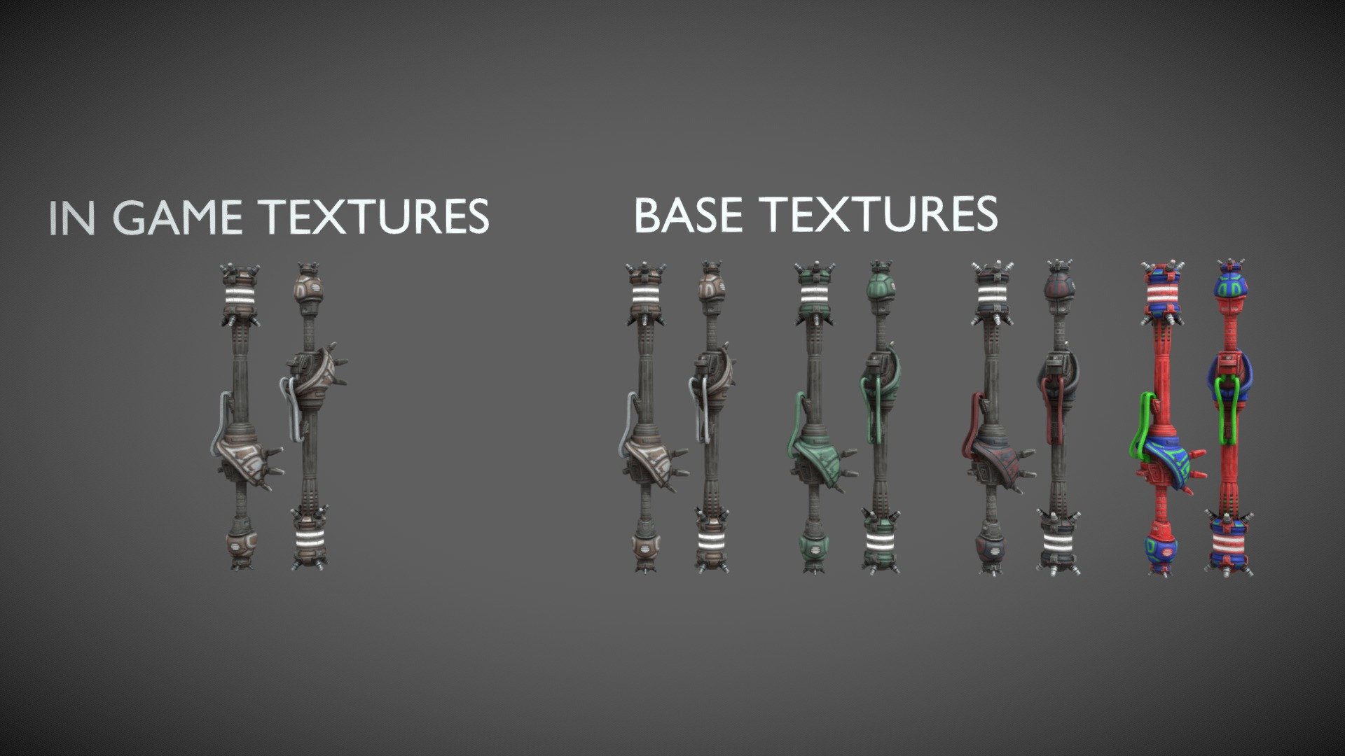 Warframe Machete Tennogen Grineer Batahn 3D model by