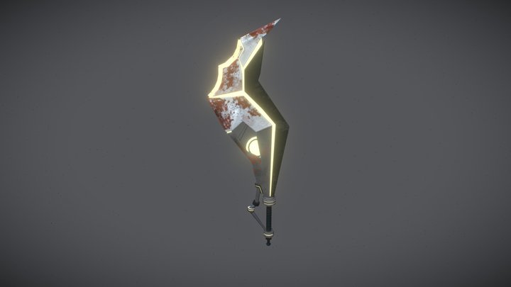 sci-fi sword 3D Model