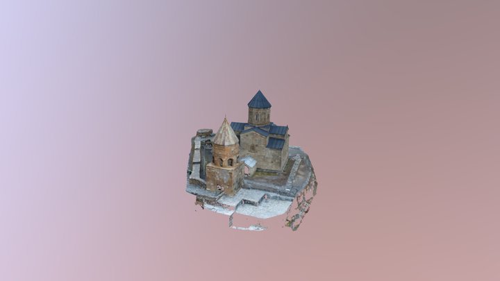 Gergeti Trinity Church 3D Model
