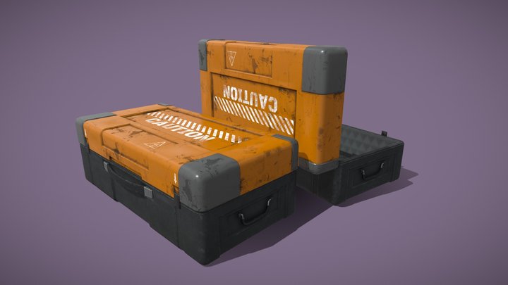 Metal Crate – Free 3D Model STL