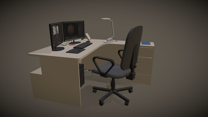 Working_Space 3D Model