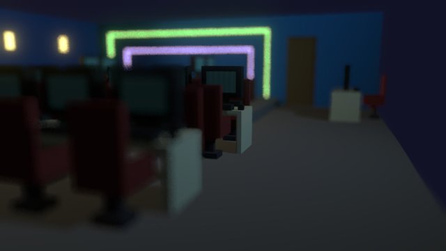 Netcafe 3D Model