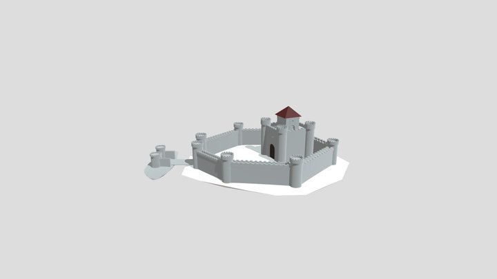 Castillo Medieval 3D Model