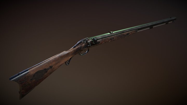 Hawken Rifle 3D Model