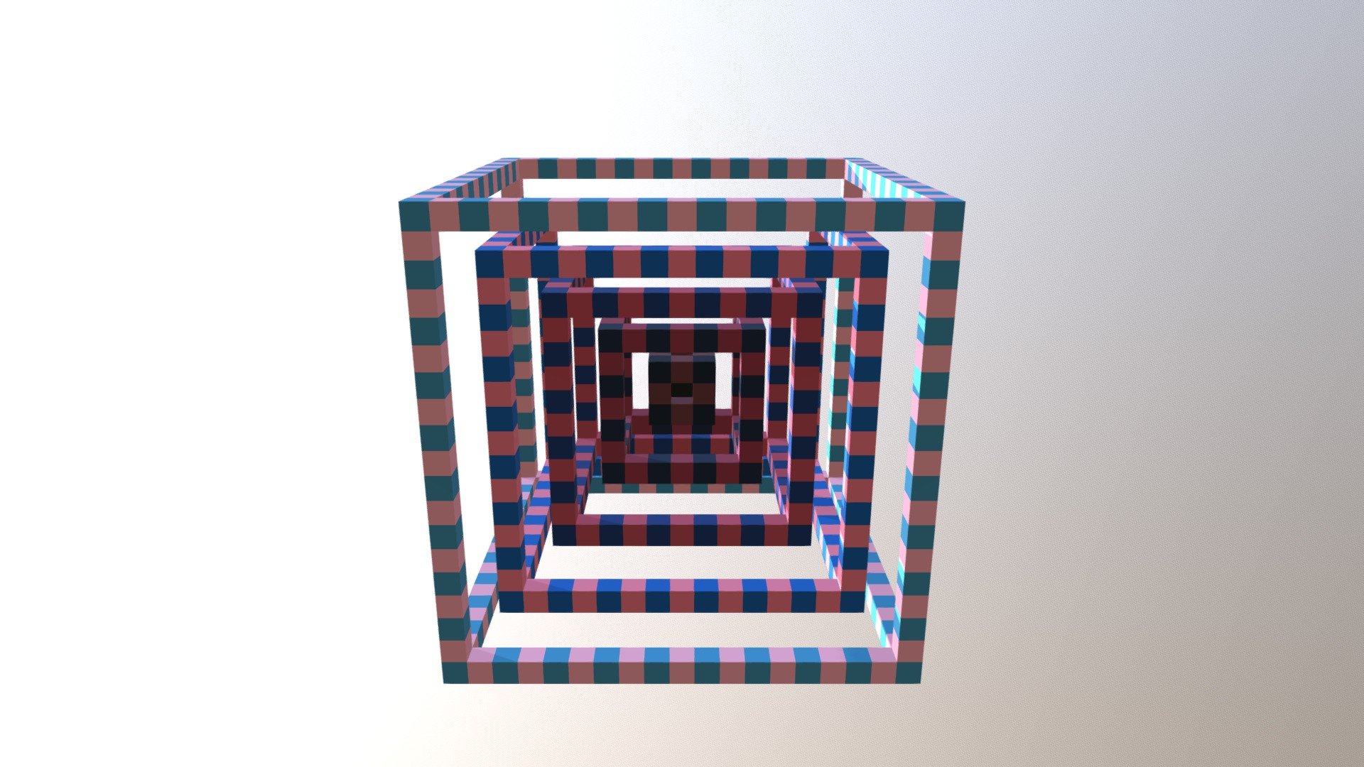 Cube Blue + Pink
