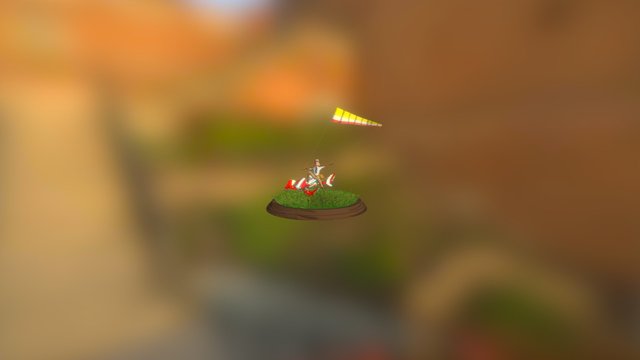 Hover-Quad Rider 3D Model