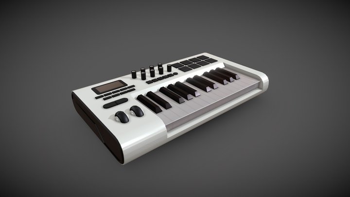 M-Audio Axiom Pro 25 – Free 3D Model STL