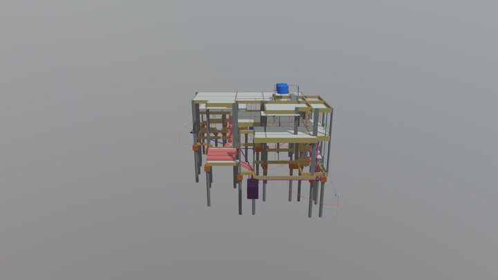 Rosell - Blue Garden 3D Model