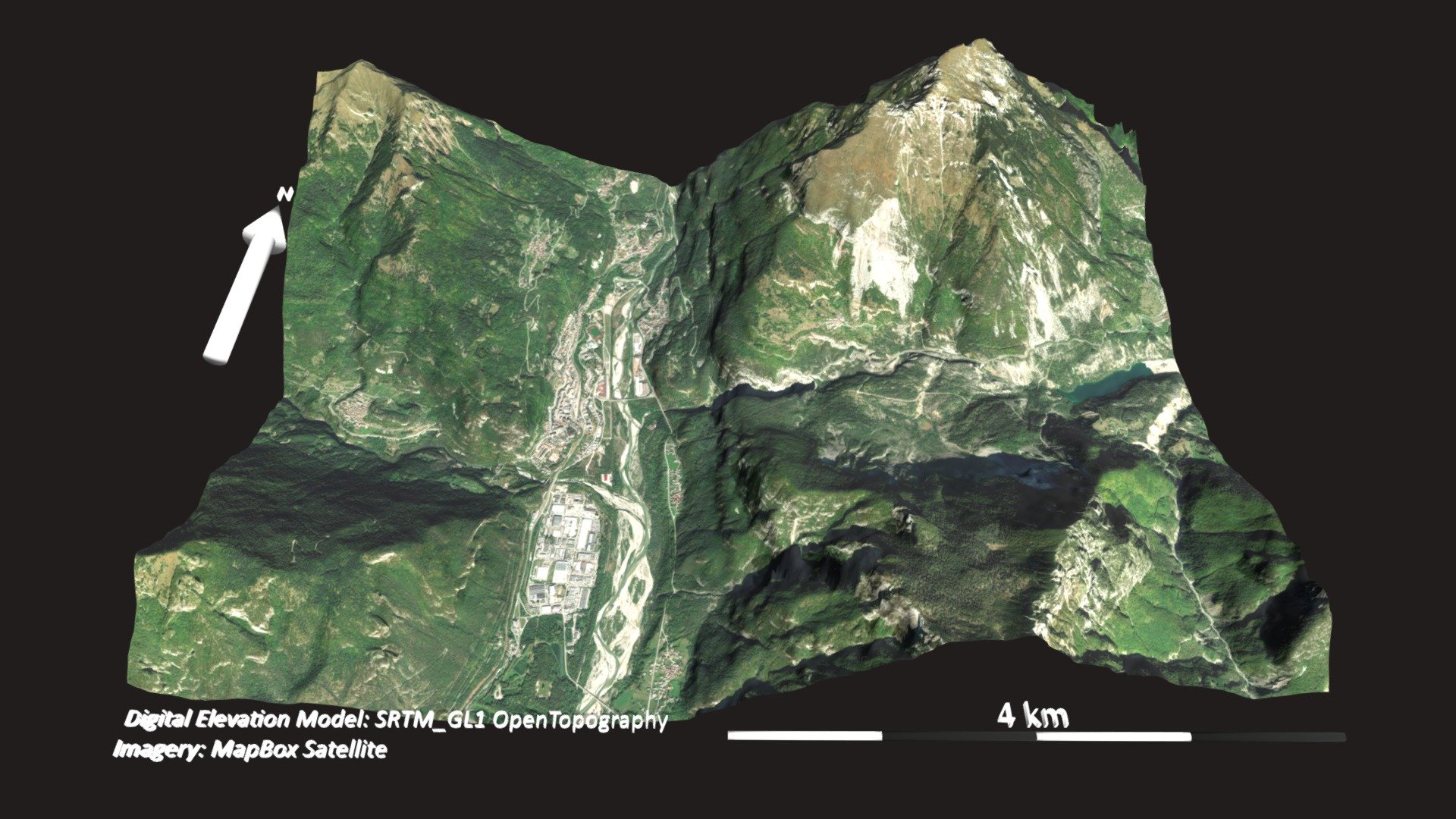Landslide in the Vajont Dam  (Northern Italy)