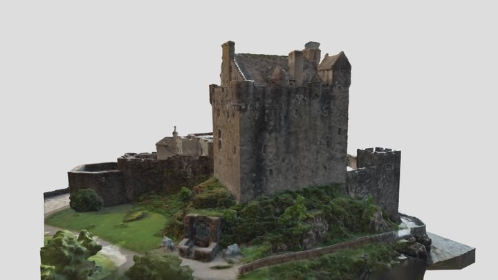 Eilean Donan Castle - Kyle of Lochalsh, Scotland 3D Model