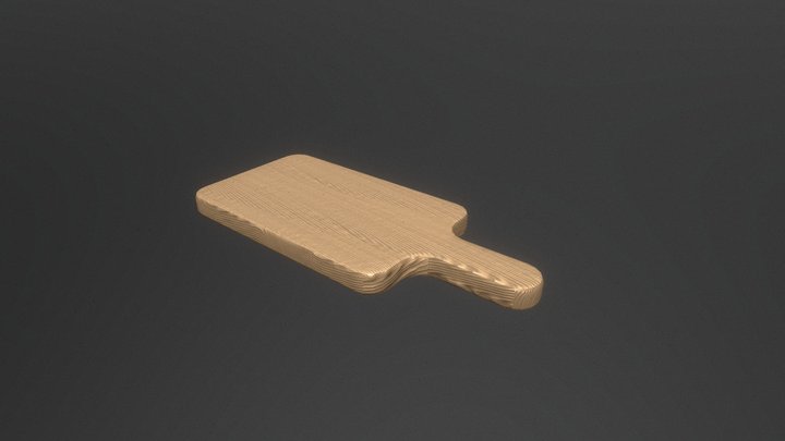 cheese board final 3D Model