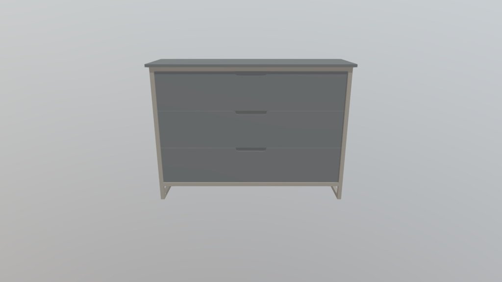 комод - 3D model by everydaywinter [b286fbc] - Sketchfab