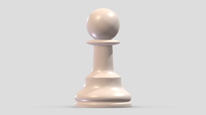 Pawn Chess 3D Model