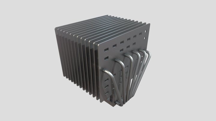 NH-P1 Passive CPU Cooler 3D Model