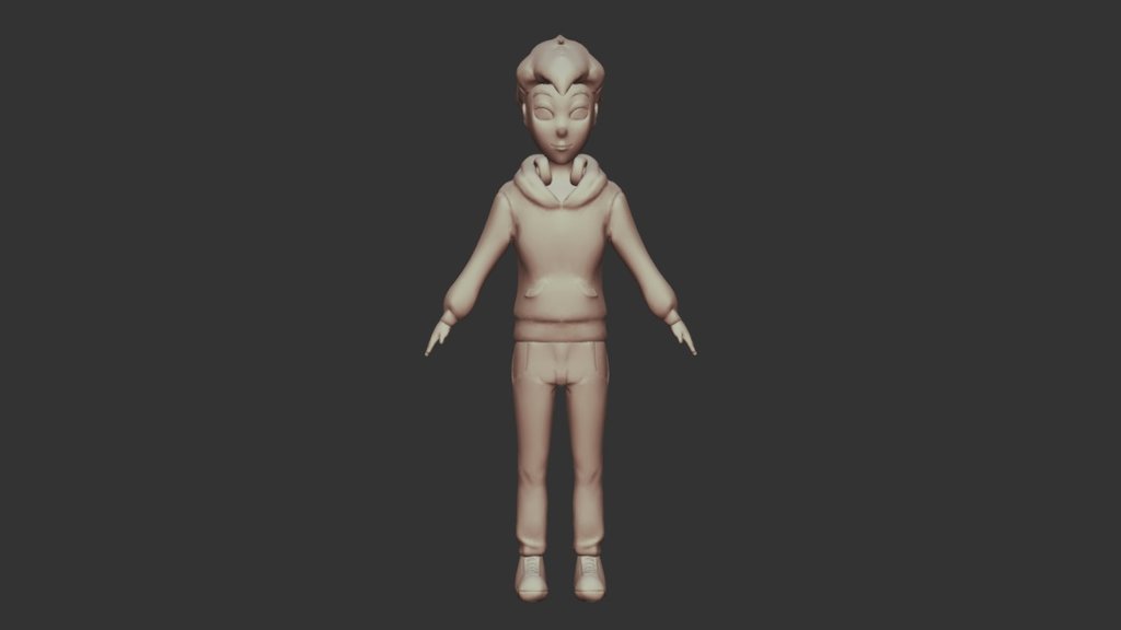 Greg - Original Cartoon 3D Model (WIP)