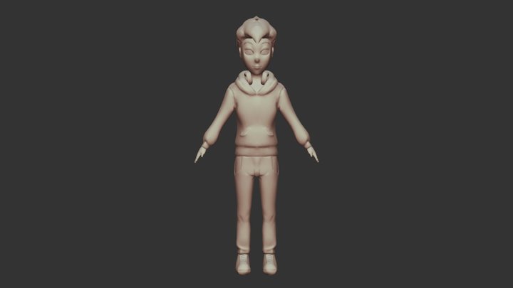 Greg - Original Cartoon 3D Model (WIP) 3D Model