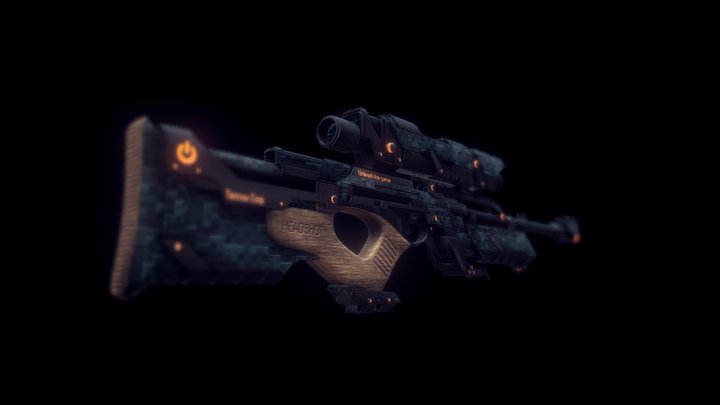 Sniper 3D Model
