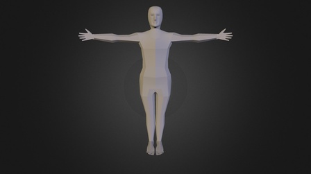 Character Body - UV Check 3D Model