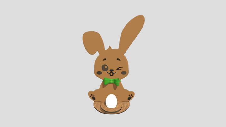 Easter Bunny Figurine – Modello 3D gratuito STL