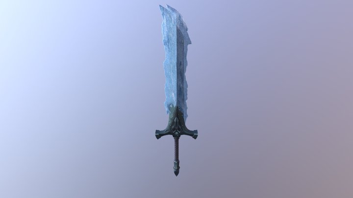 Frost Sword 3D Model